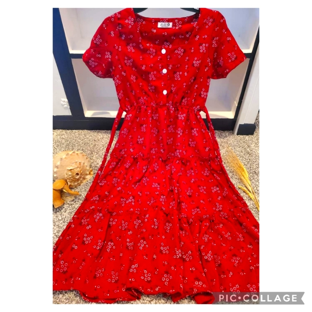 MINI FLORAL DRESS/ SPRING DRESS/ SUNDAY'S BEST